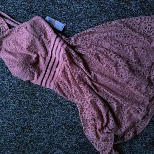 REPLEN PINK MINI DRESS!! SIZE 7!! Halter Top! I LOVE OFFERS! NWT!